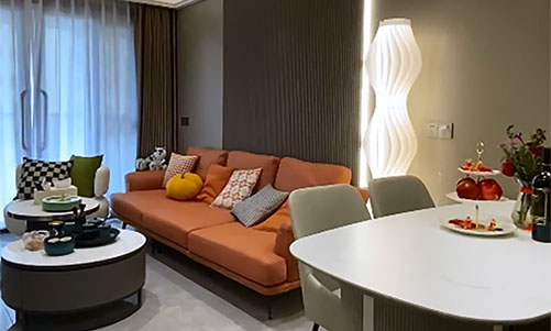 惠州新力城90平，奶油風三室兩廳