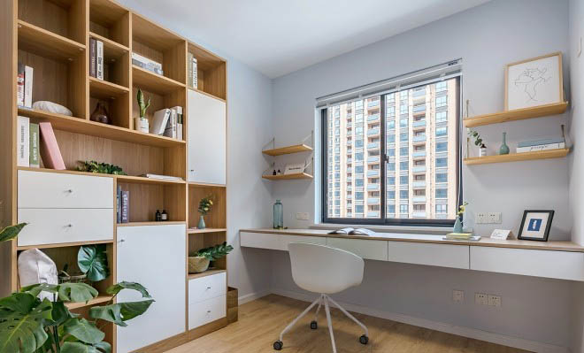 98平北歐風(fēng)家裝案例，簡(jiǎn)單實(shí)用最好！